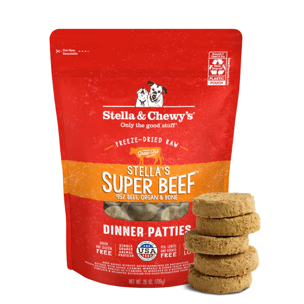 STELLA & CHEWY'S DOG FD DINNER PATTIES 14 OZ