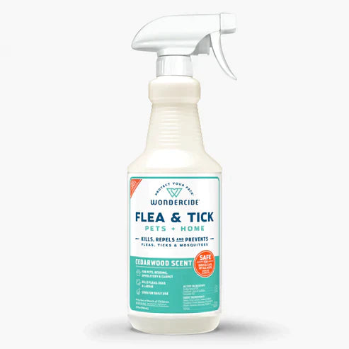 Wondercide Cedarwood Flea & Tick Spray for Pets + Home with Natural Essential Oils