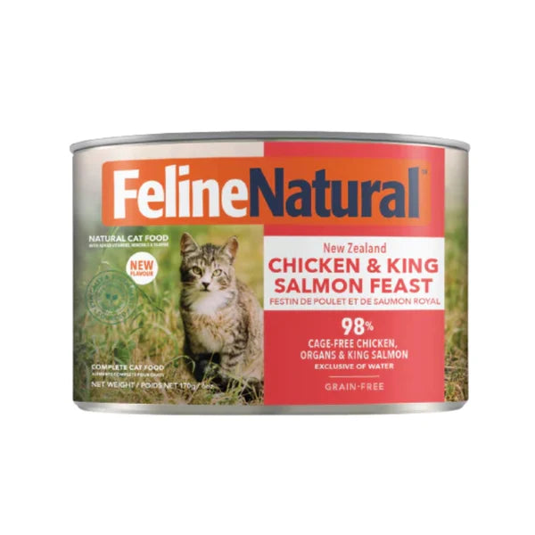 FELINE NATURALS CANNED CAT FOOD