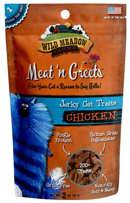 Wild Meadow Farms Meat 'N Greets Chicken Cat Treats