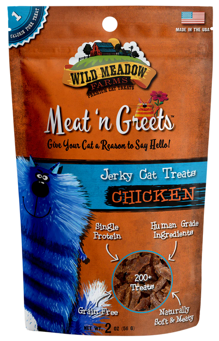 Wild Meadow Farms Meat 'N Greets Cat Treats 2 oz