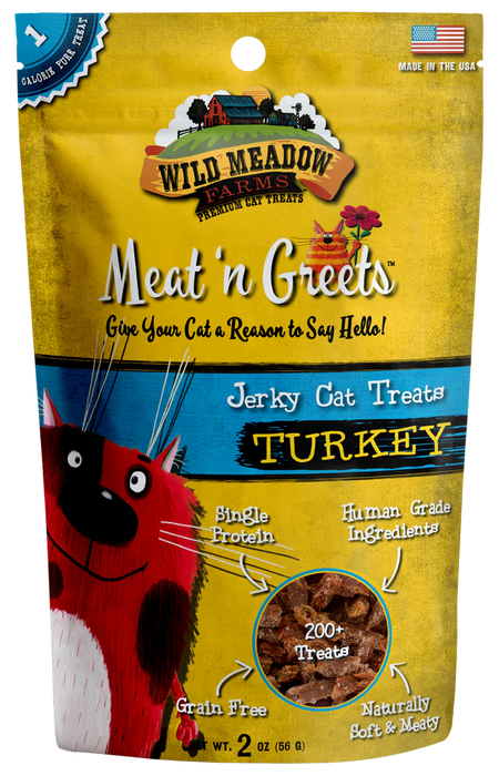 Wild Meadow Farms Meat 'N Greets Cat Treats 2 oz