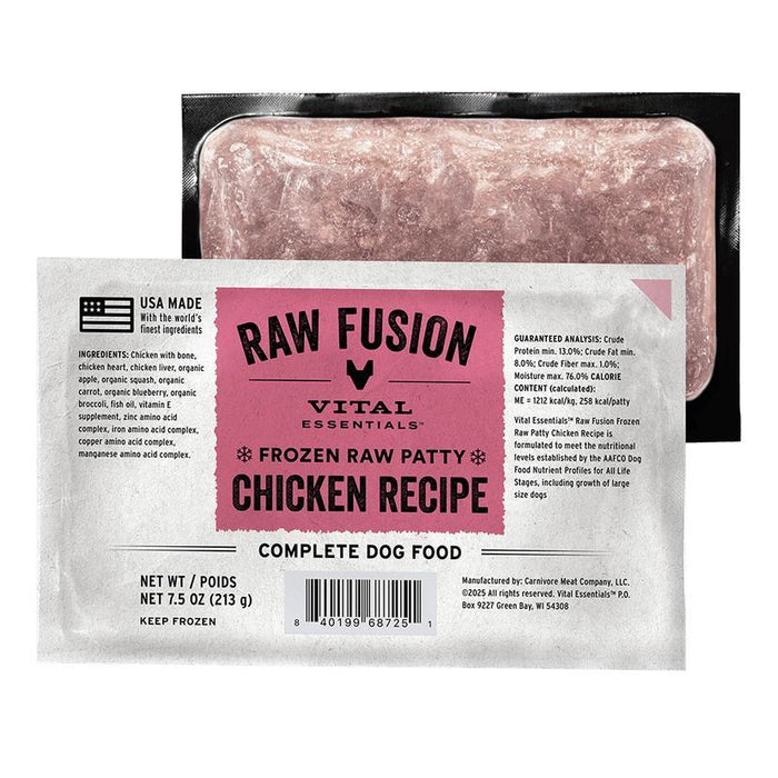 VITAL ESSENTIAL FROZEN PATTIES 11.25 LB