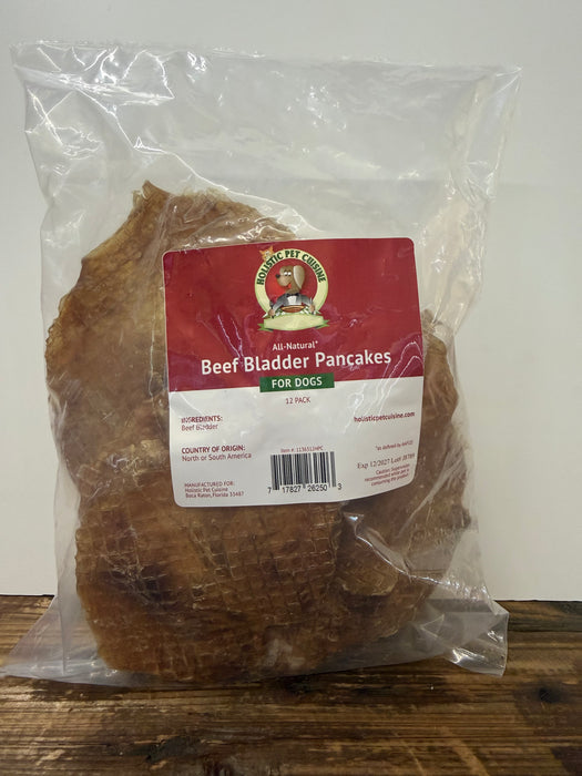 HOLISTIC PET CUISINE BULK BEEF BLADDER PANCAKES