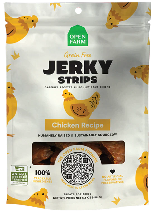Open Farm Grain-Free Chicken Jerky Strips