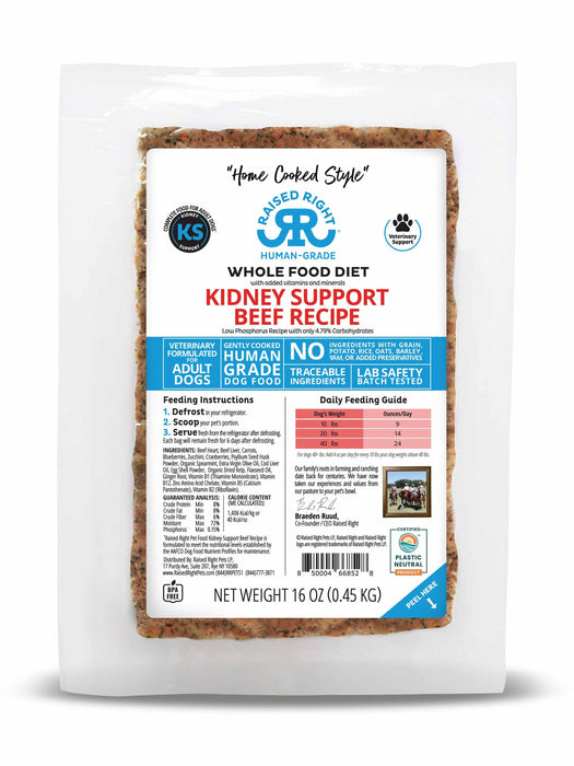 Raised Right Kidney Support Recipes 16 oz