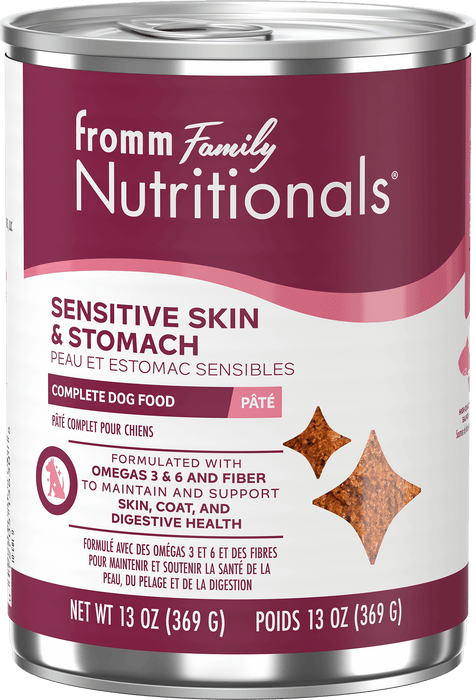 Fromm Nutritionals Sensitive Skin & Stomach Dog Can Food Pate