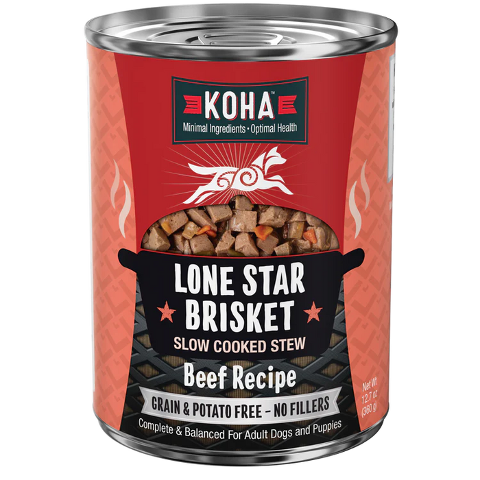 KOHA DOG STEW BRISKET BEEF LONE STAR 12.7 OZ