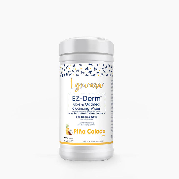 Swedencare Lyxvara EZ-Derm Aloe & Oatmeal Cleansing Wipes