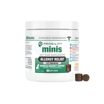 Nootie Mini Progility Allergy Relief Soft Chew Supplements | For Small and Medium Dogs