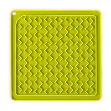 Messy Mutts Silicone Therapeutic Dog Lick Mat, 8" x 8"