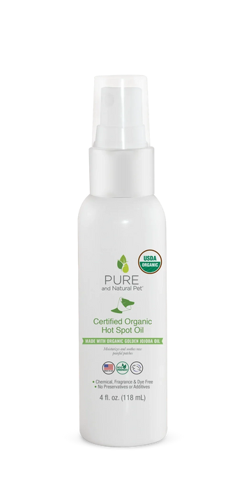 Pure and Natural Pet Certified Organic Hot Spot Oil
