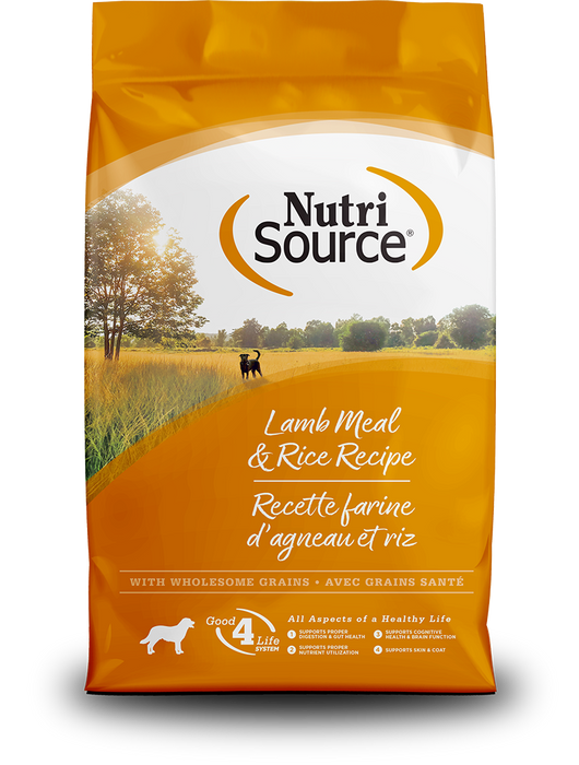 Nutrisource Lamb abd Rice Dry Kibble 4 lb