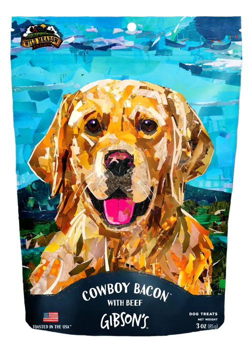 Wild Meadow Farms Gibson's Cowboy Bacon with Beef - Jerky Dog Treats