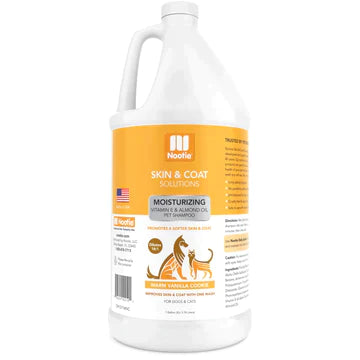 Nootie Moisturizing Vitamin E & Almond Oil Pet Shampoo | Warm Vanilla Cookie