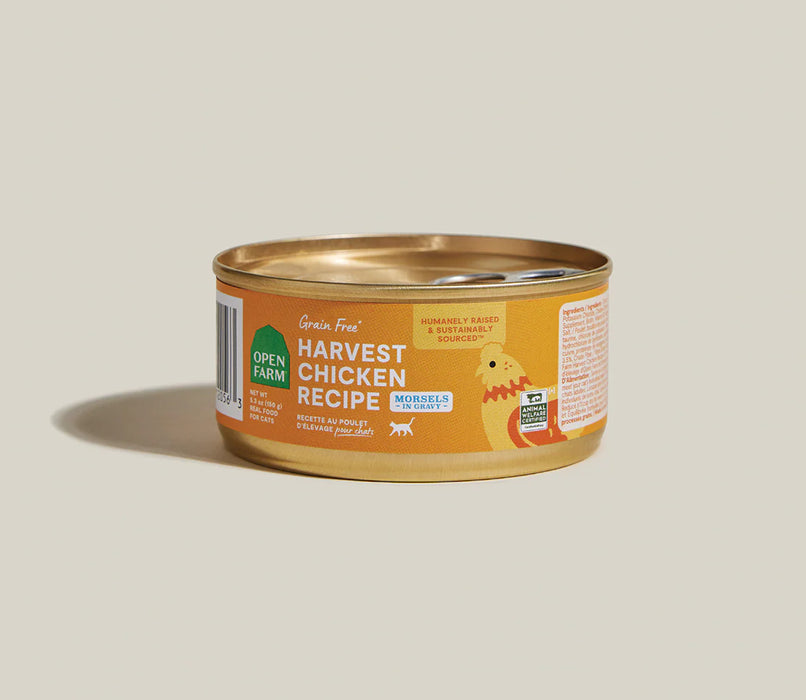 OPEN FARM CAT CAN MORSELS IN GRAVY 5.3 OZ