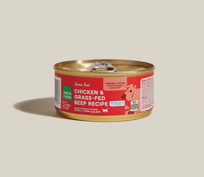 OPEN FARM CAT CAN MORSELS IN GRAVY 5.3 OZ