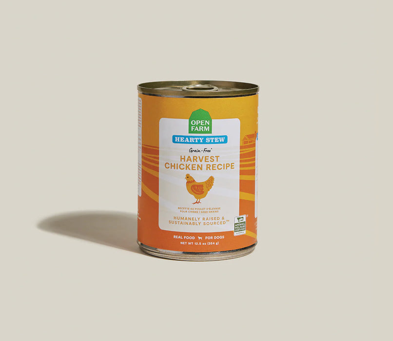 OPEN FARM DOG CAN HEARTY STEW 12.5 OZ