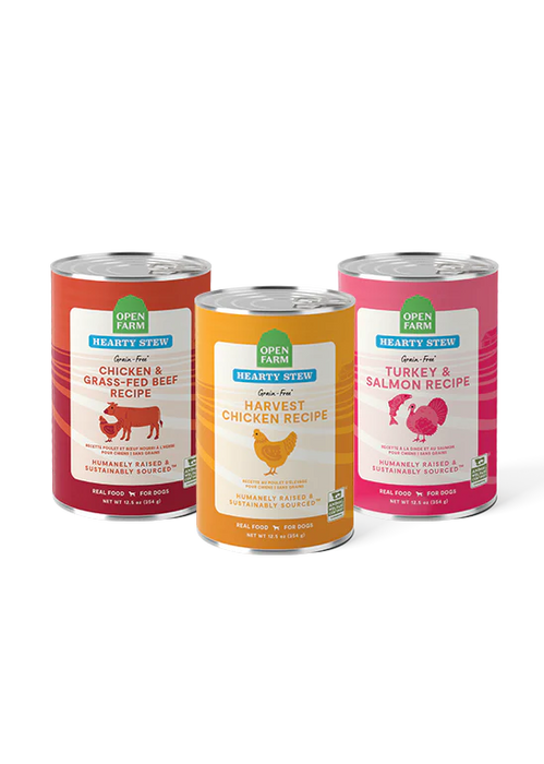 OPEN FARM DOG CAN HEARTY STEW 12.5 OZ