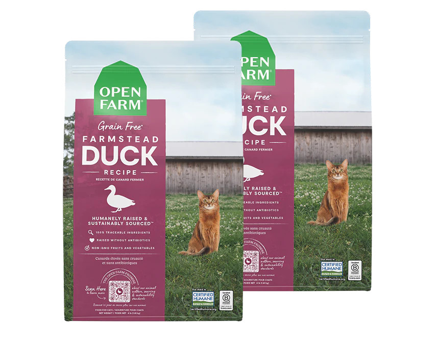 OPEN FARM CAT DRY GF FARMSTEAD DUCK