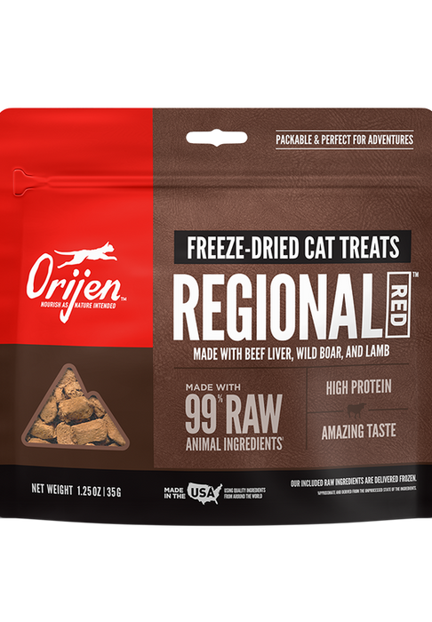 CAT ORIJEN REGIONAL RED TREATS 1.25 OZ