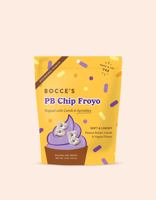 BOCCE'S BAKERY PB CHIP FROYO 6 OZ