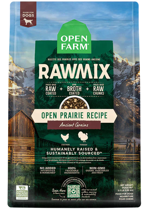 Open Farm Open Prairie  RawMix for Dogs Grain Free