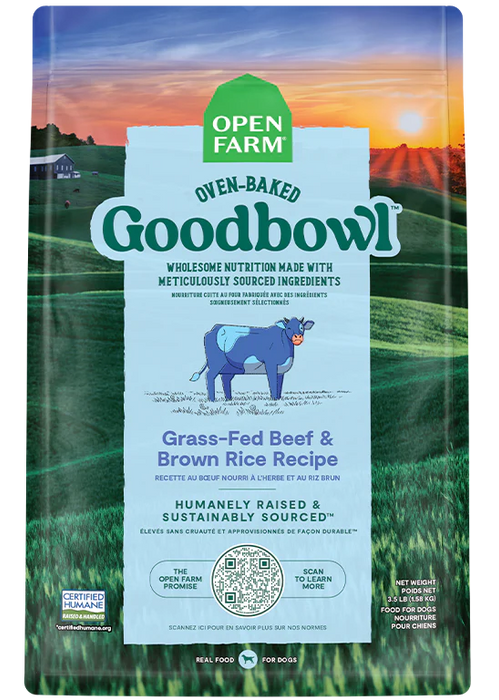 Goodbowl™ Grass-Fed Beef Lamb; Brown Rice Recipe for Dogs 3.5 lb