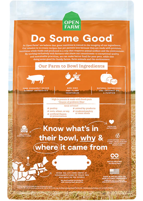 Open Farm Grain-Free Dry Dog Food Kibble