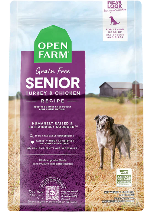 Open Farm Senior Grain-Free Dry Dog Food Kibble