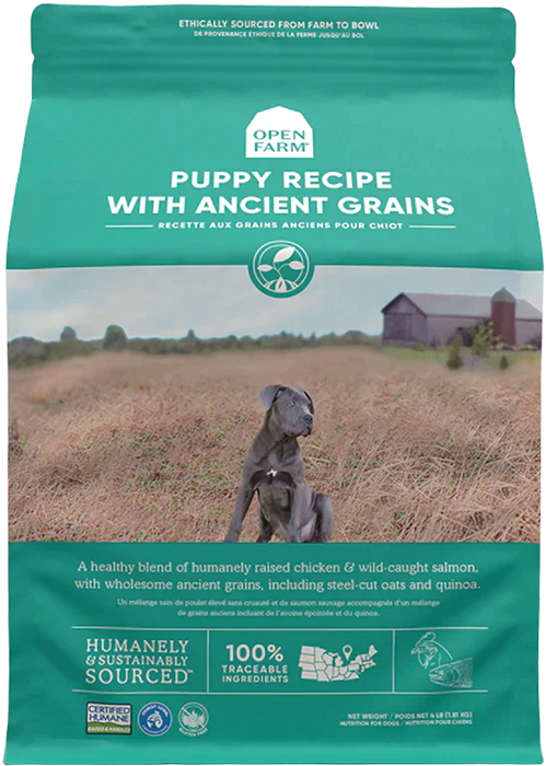 Open Farm Puppy Ancient Grains Dry Dog Food Kibble