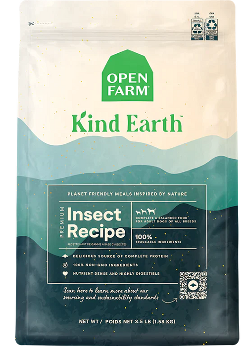 Open Farm Kind Earth Premium Insect Dry Dog Food Kibble