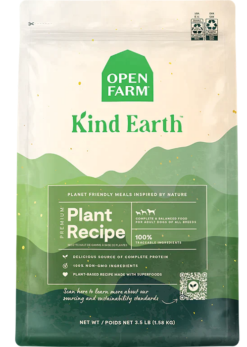 Open Farm Kind Earth Premium Plant Dry Dog Food Kibble