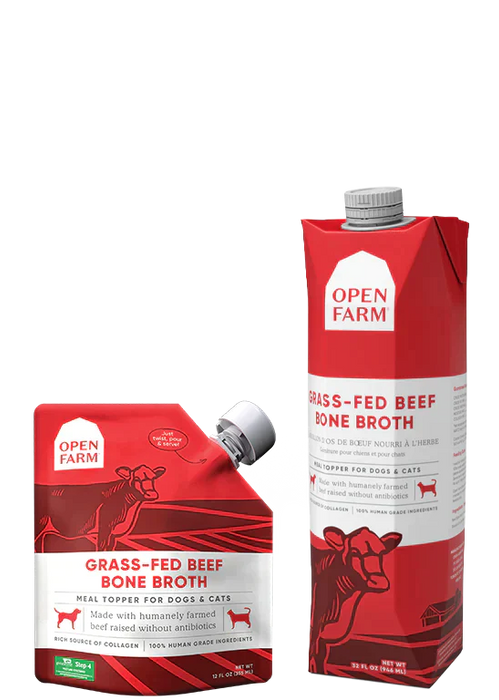 Open Farm Grass-Fed Beef Bone Broth for Cats