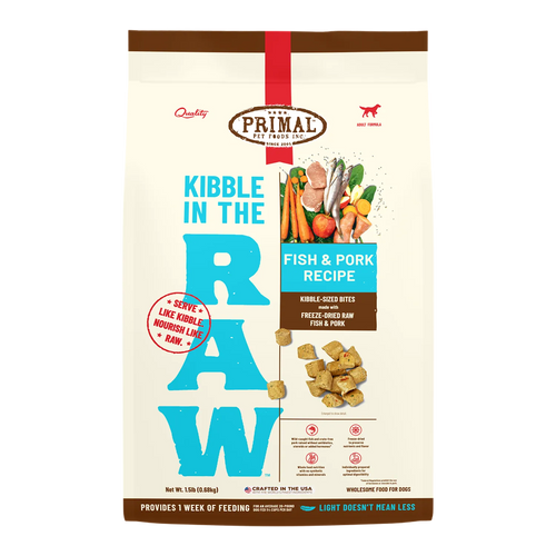 Primal Canine Kibble in the Raw