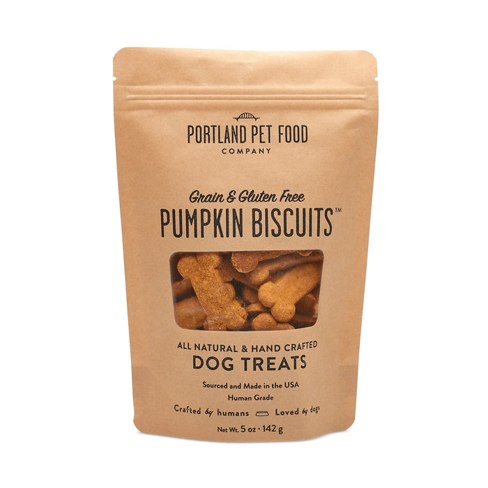 PORTLAND PET DOG PUMPKIN BISCUITS GF 5 OZ