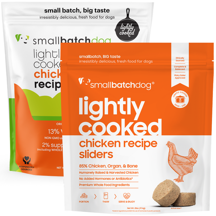 Small Batch Lightly Cooked Dog Food