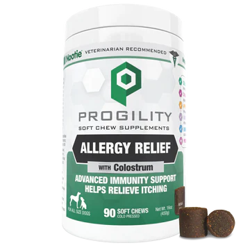 Nootie Progility Allergy Relief Soft Chew Supplements | Veterinarian Recommended for Dogs