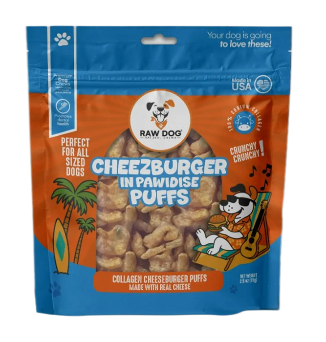 RAWDOG BEEF COLLAGEN CHEEZEBURGER 2.5 OZ