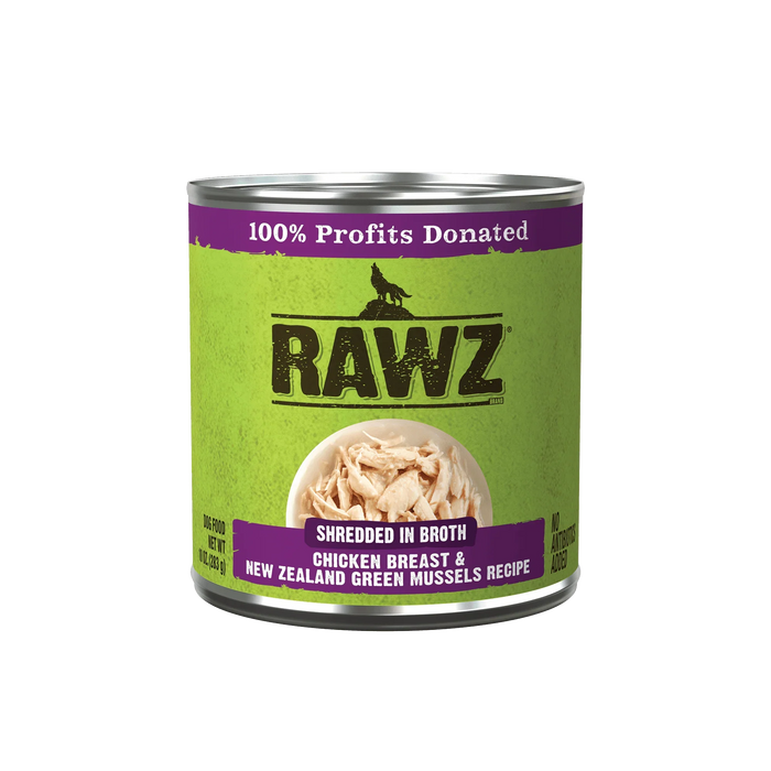 Rawz Chicken Breast & New Zealand Green Mussels Dog Food Recipe