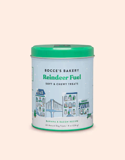 Bocce's Bakery Reindeer Fuel Soft & Chewy Treats Tin