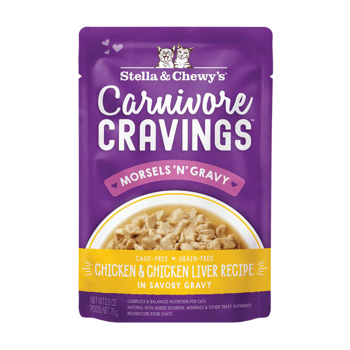 Stella & Chewy's Carnivore Cravings MorselsNGravy Chicken & Chicken Liver Recipe