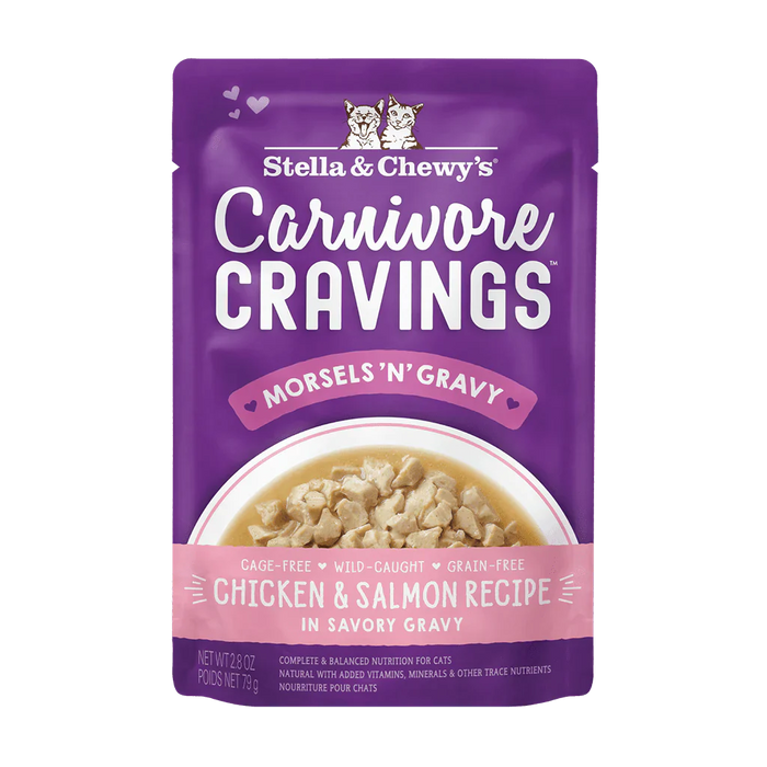 Stella & Chewy's Carnivore Cravings MorselsNGravy Chicken & Salmon Recipe