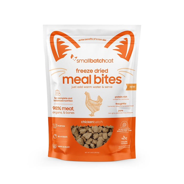 Small Batch Pets Freeze Dried Meal Bites Chicken Batch Cat