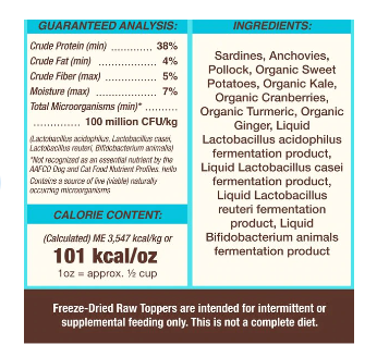 Primal Freeze Dried Raw Toppers