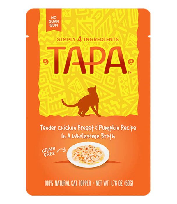 Rawz Tapa Tender Chicken Breast & Pumpkin Cat Food Recipe In Wholesome Broth