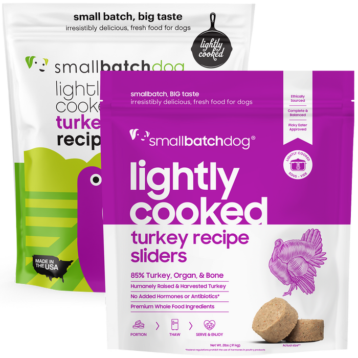 Small Batch Lightly Cooked Dog Food