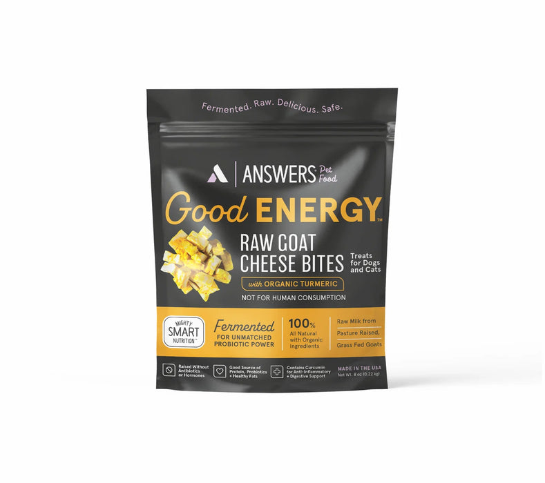 ANSWERS GOOD ENERGY RAW GOAT CHEESE BITES