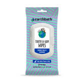 EARTHBATH DOG GROOMING WIPES TOOTH & GUM BAKING SODA & CORNMINT 50 CT