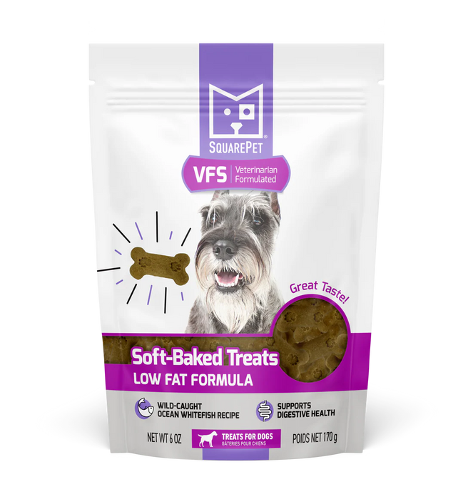 SQUARE PET VFS CANINE TREAT DIGESTIVE SUPPORT 6 OZ